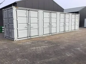 Open side container 40' HC with 4 side doors