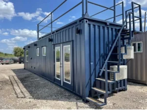 Customized 40ft Shipping Container Made into Luxurious 1 Bedroom.